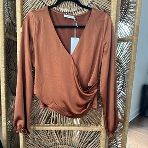 NWT Burnt Orange Blouse